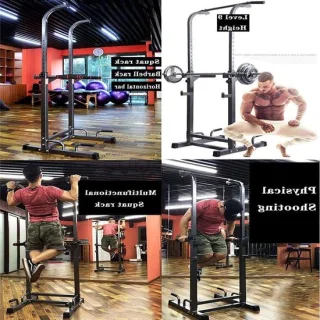 Krachtstation fitnessrek zwart
