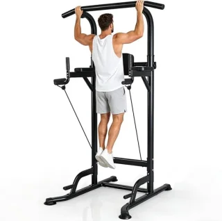 Krachtstation fitnessstation zwart