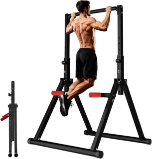 Krachtstation fitnesstoren zwart