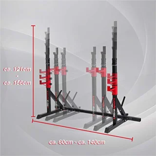Krachtstation Power Rack - Staal