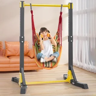 Krachtstation pull-up station zwart