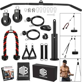 Krachtstation Set - Home Gym Machine - Zwart