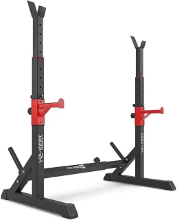 Krachtstation squat rack zwart
