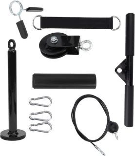 Krachttraining kit - 10 delig - zwart