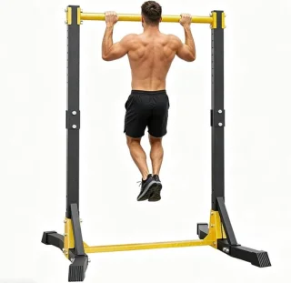 Krachttraining station - fitness toren - zwart