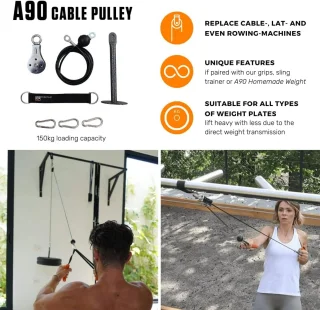 Krachttrainingsset Katrolsysteem
