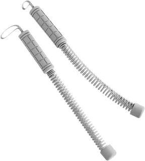 Krachttrainingsstokken - Fitnessset 50 x 8,5 cm - Grijs