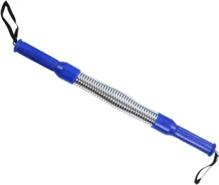 Krachtveer armtrainer - borstexpander - 58 cm - blauw
