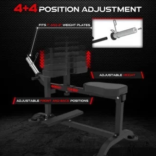 Kuittrainer kalfmachine zwart/rood