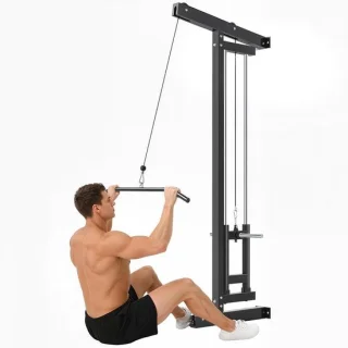 Lat pulley station zwart