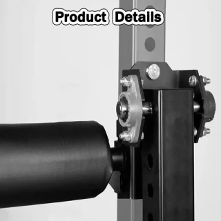 Leg extension en leg curl squat rack bevestiging