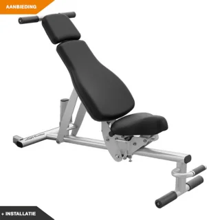 Life Fitness verstelbare verrijdbare bank