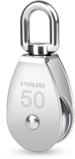 M50 katrol van 304 roestvrij staal, 50 mm