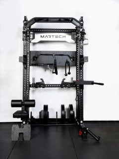 Martech M8 Prime 2‑in‑1 Power Rack & Cable Station