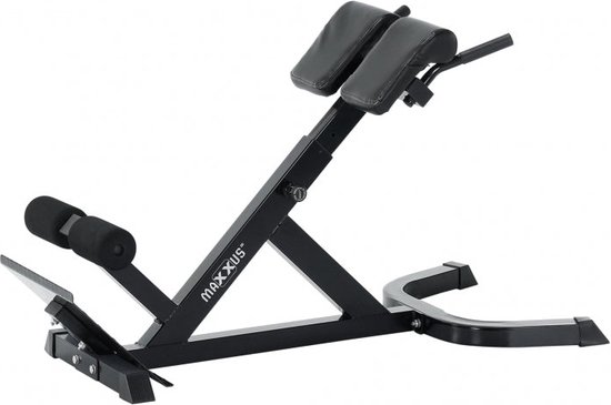 MAXXUS Roman Chair Hyperextensie Bank Zwart review
