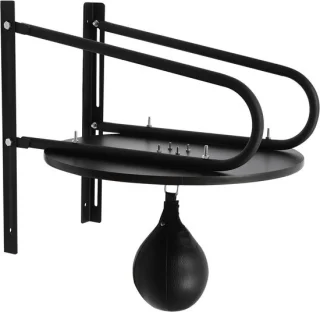 Merkloos Boksplatform Wandmontage 60x60 cm Zwart