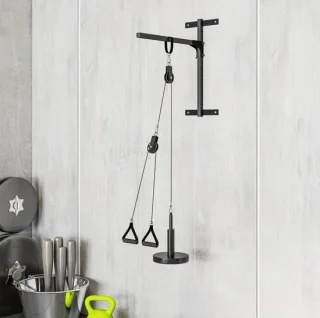 Meuniq kabelzug pulley systeem zwart