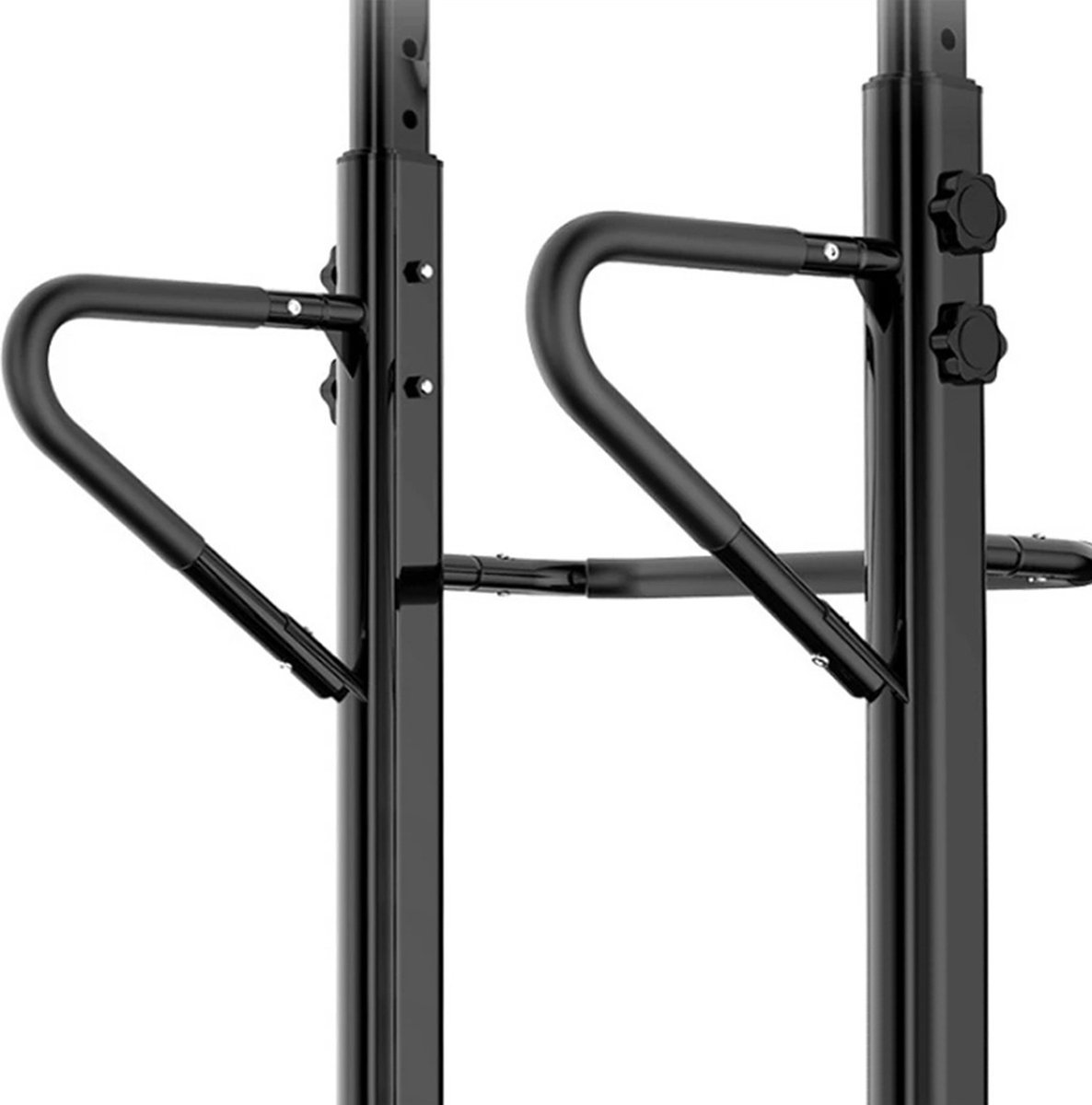 Wat vinden we goed aan de MIKING Krachtstation Power Tower Pull Up & Dip Station zwart