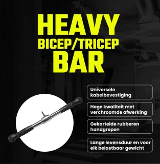 MIRO® Heavy Tricep Bicep Bar 50CM
