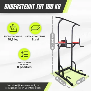 Mobiclinic MultiFit Pull Up Station Krachtstation