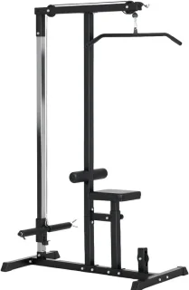 Modfu Krachtstation multifunctionele fitnessstation verstelbare zitting zwart