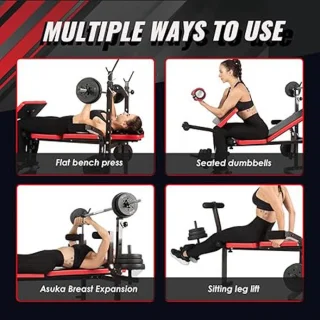 Multifunctionele Halter- en Trainingsbank