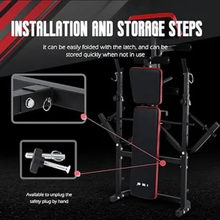 Multifunctionele Halter- en Trainingsbank