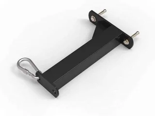 Muurbeugel bokszak 50 cm zwart