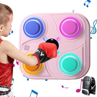 Muziek Boksmachine Wandbokstrainer Roze