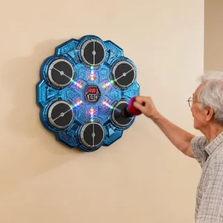 Muziek boksmachine wandmontage doel - blauw