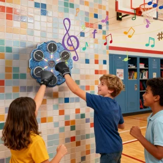 Muziek boksmachine wandmontage pad
