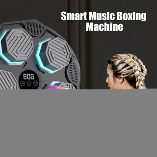 Muziek boksmachine wandmontage zwart