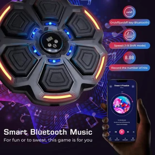 Muziek boksmachine wandmontage zwart