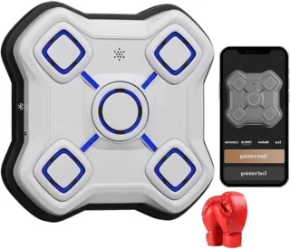 Muziek boksmachine wandmontagetrainer zwart