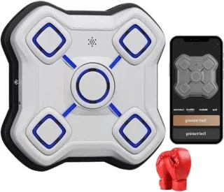 Muziek boksmachine wandmontagetrainer zwart