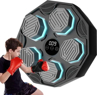 Muziek ponsen machine - wandmontage - 40 cm breed - zwart