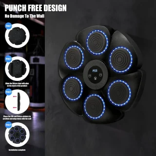 Muzikale boksmachine voor wandmontage