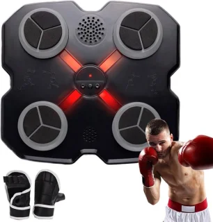 Muzikale boksmachine wandmontage zwart