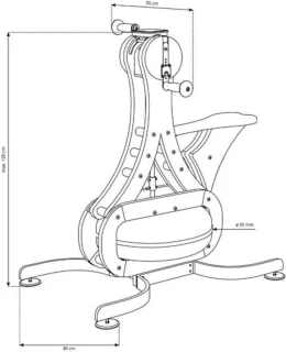 NOHRD WaterGrinder Zwart Bovenlichaamtrainer