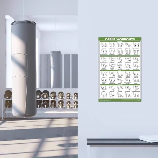 Oefenposter Lichaamsgewicht voor Kabelmachine