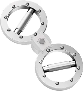 Onderarm krachttrainer - 2.6 kg - zilver