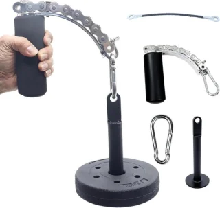 Onderarmtrainer Krachtapparaat 22x20x11 cm Zwart
