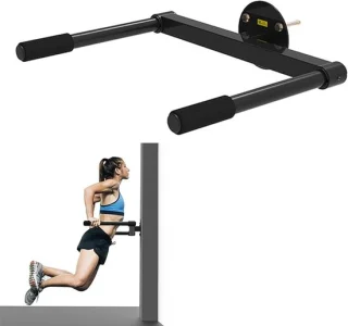 Optrekstang dipstation wandmontage zwart