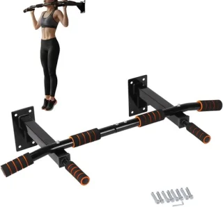Optrekstang wandmontage 37 inch zwart