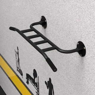 Optrekstang wandmontage zwart - 200 kg