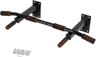 Optrekstang wandmontage zwart