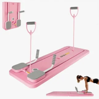 Opvouwbaar Fitness Board Roze - 93 x 37,6 x 3 cm