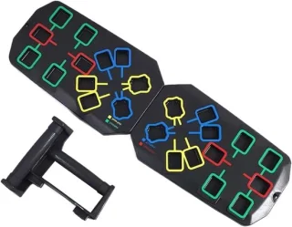 Opvouwbaar trainingsstation - push-up board systeem