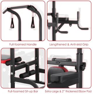 Paco Goederen® Power Tower - Fitnesstoren