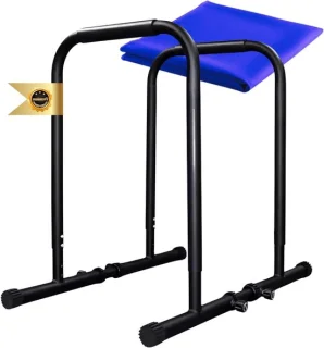 Parallel bars - fitness rek - 120 x 60 x 90 cm - zwart